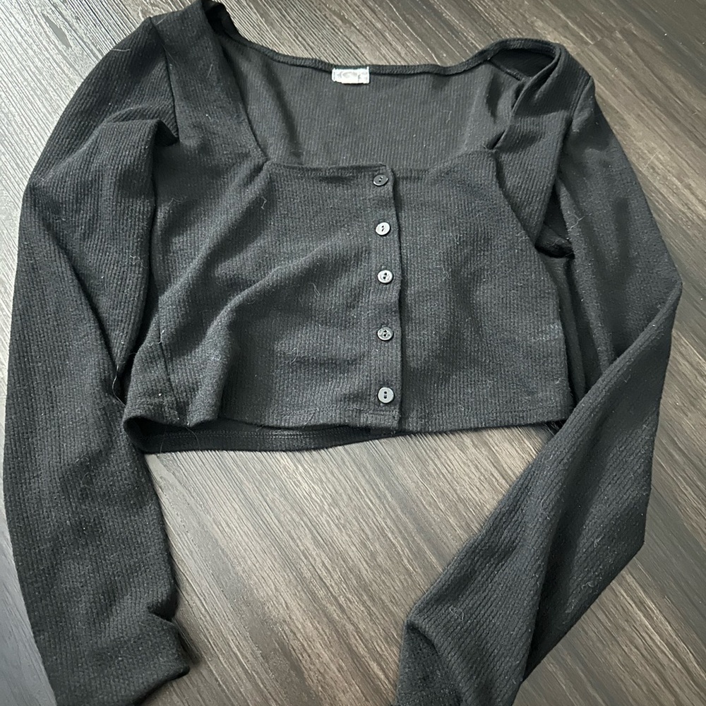 Garage black long sleeve